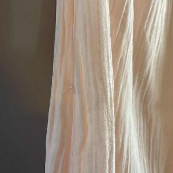 Michael Stars Light Pink Short Sleeve Double Gauze Cotton Mini Dress | SZ XS - Picture 10 of 14